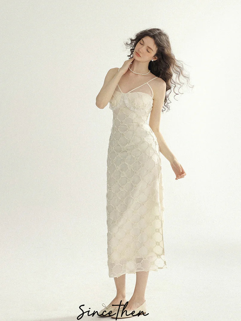 Ethereal Floral Lace Fairy Dress