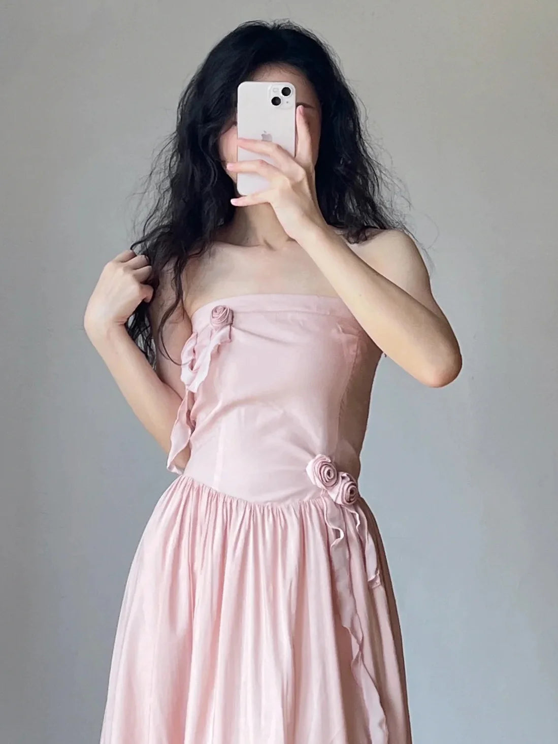 Ethereal Rose Corset Gown