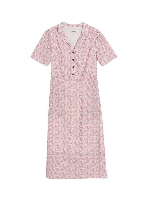 Blossom Collar Day Dress