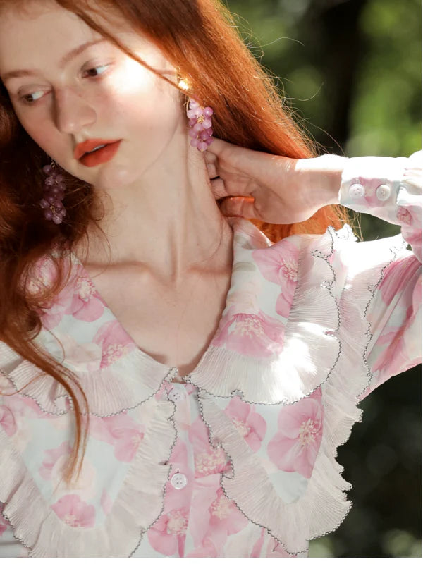 Whispering Petals of the Elegant Spring Dress