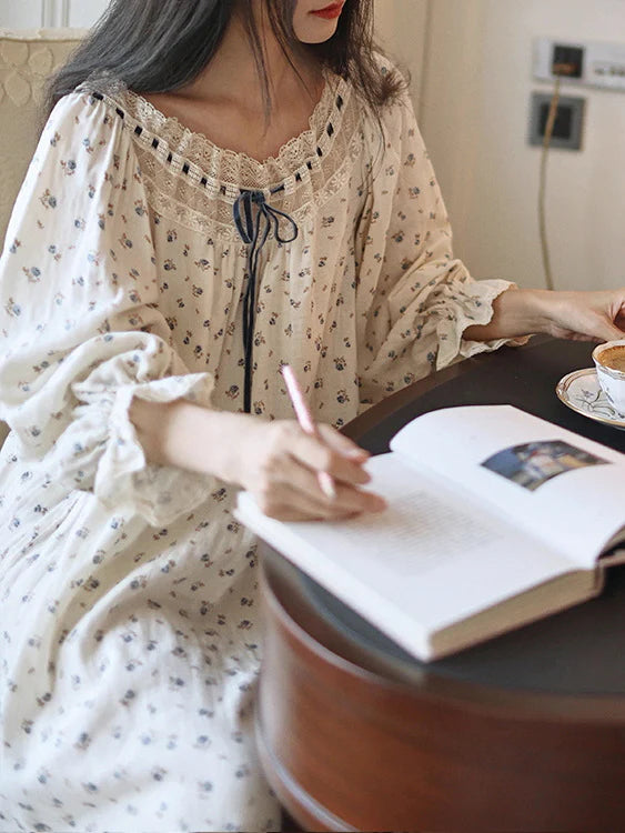 Vintage Garden Bloom Nightgown