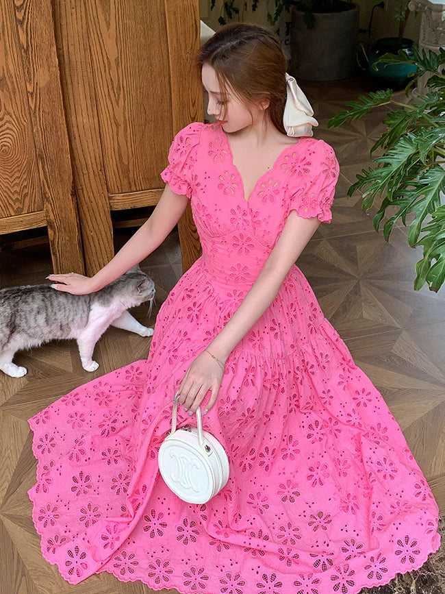 Lily's Pink Garden Dress