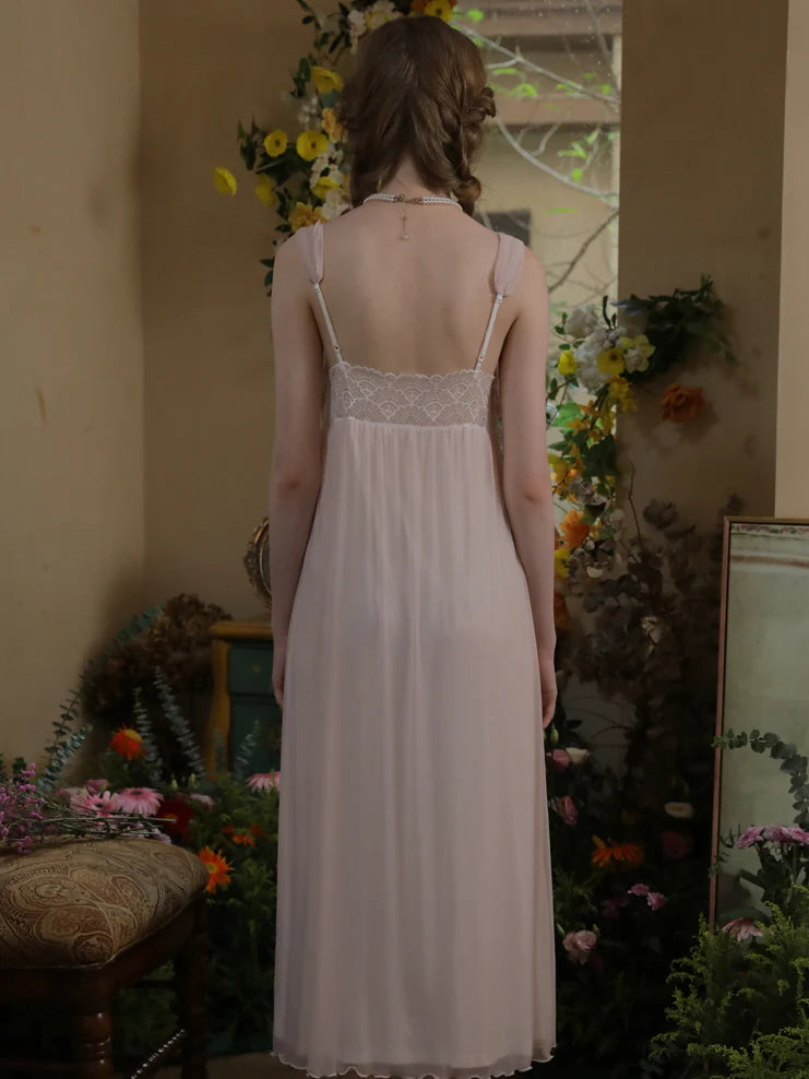 Enchanted Evening Off-Shoulder Nightgown