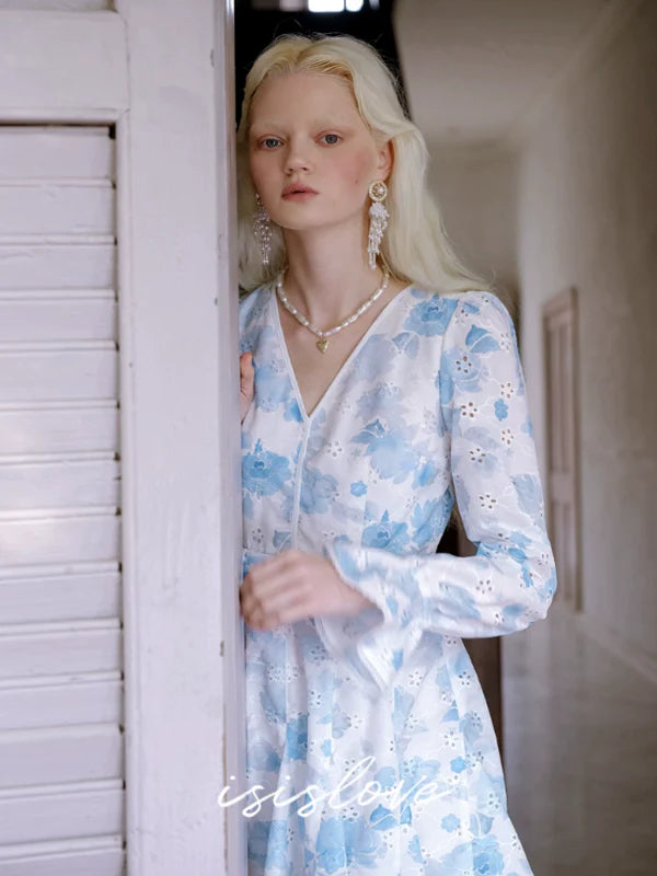 Blue Wildflower Serenity Dress