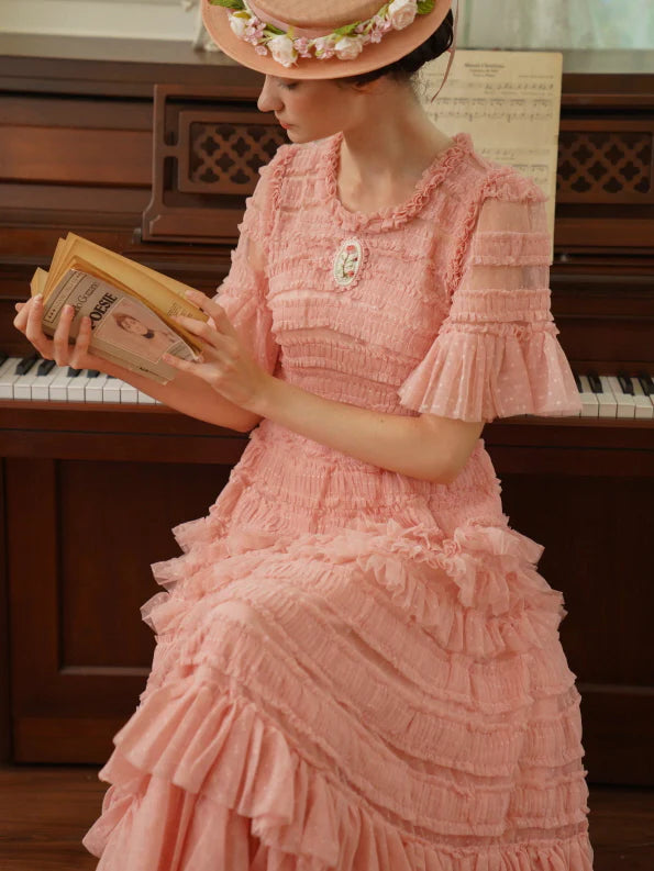 Rosewood Ruffle Tiered Dress