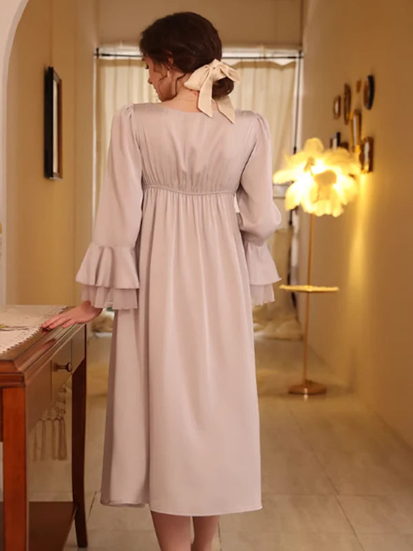 Lavender Dream Frill Nightgown