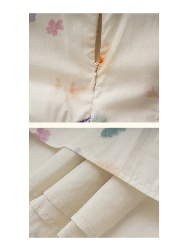 Floral Meadow Cotton Dress