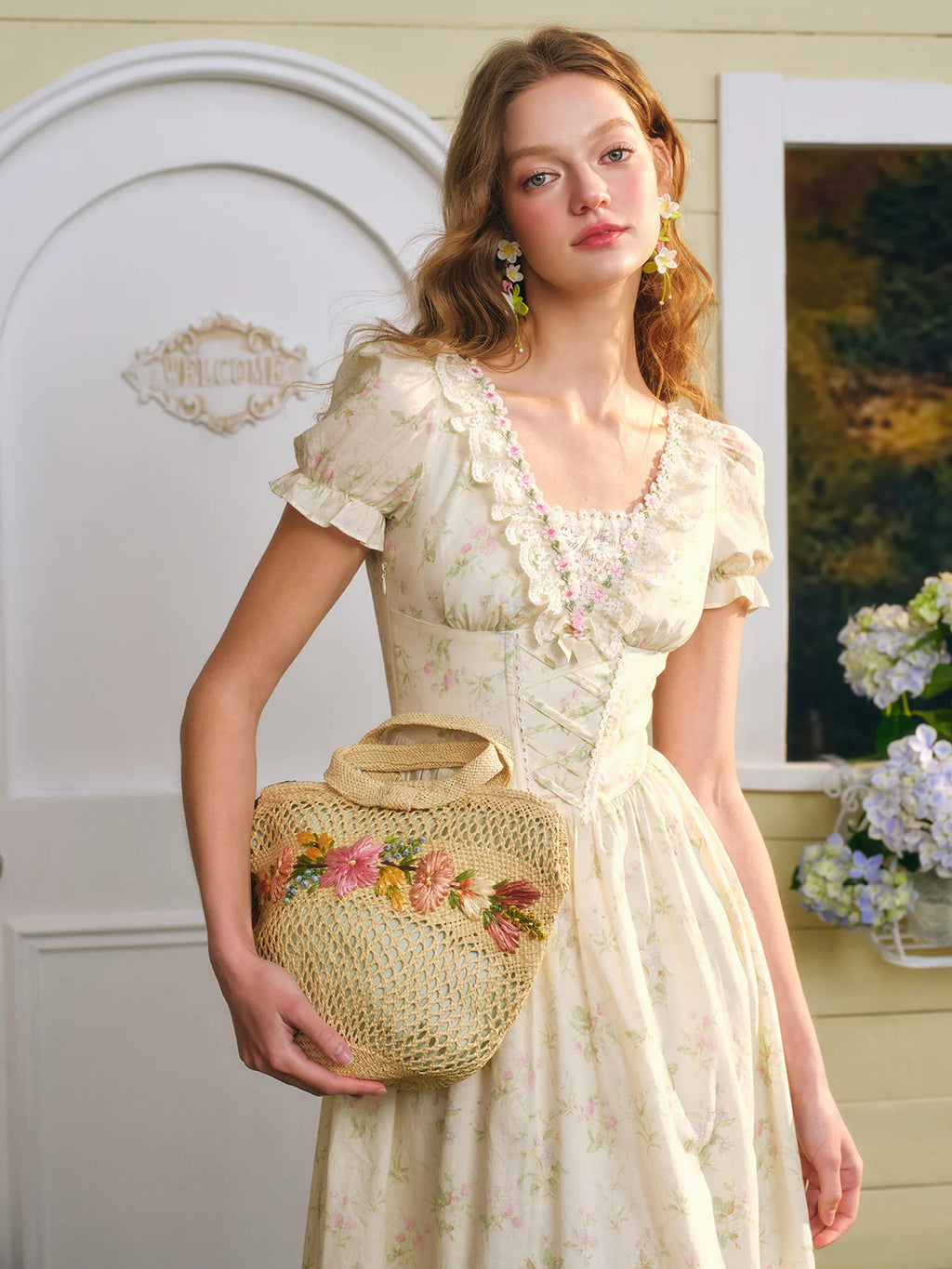 Enchanted Garden Vintage Lace Dress