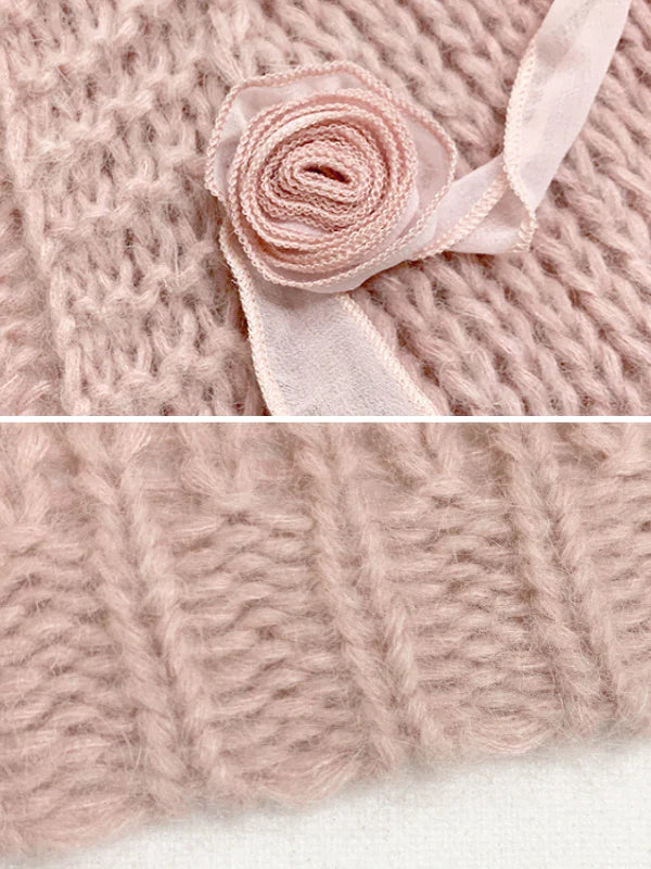 Whimsical Rose Mohair Blend Cardigan