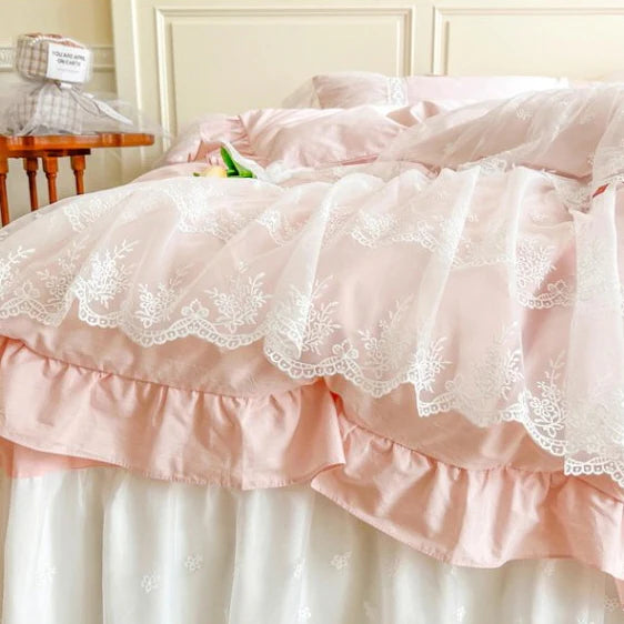 Princess Soft Cotton Ruffle Bed Set