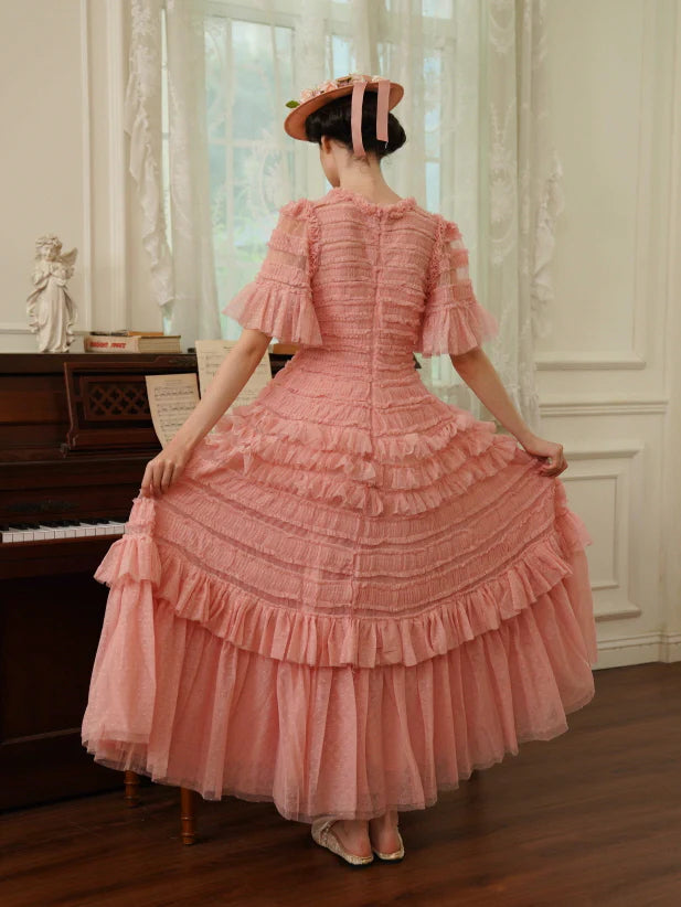 Rosewood Ruffle Tiered Dress