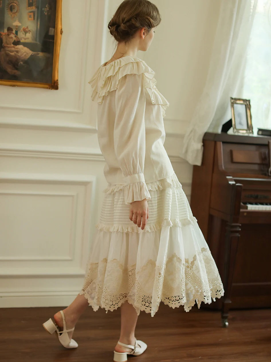 Lucy's Vintage Lace Elegance Skirt