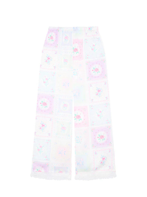 Pastel Patchwork Pajama Loungewear