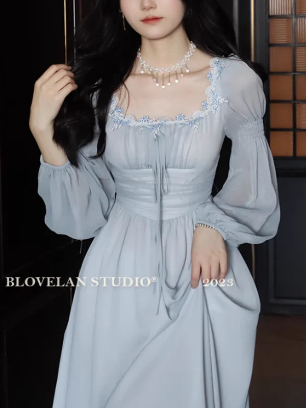 Elegant Floral Whisper Dress