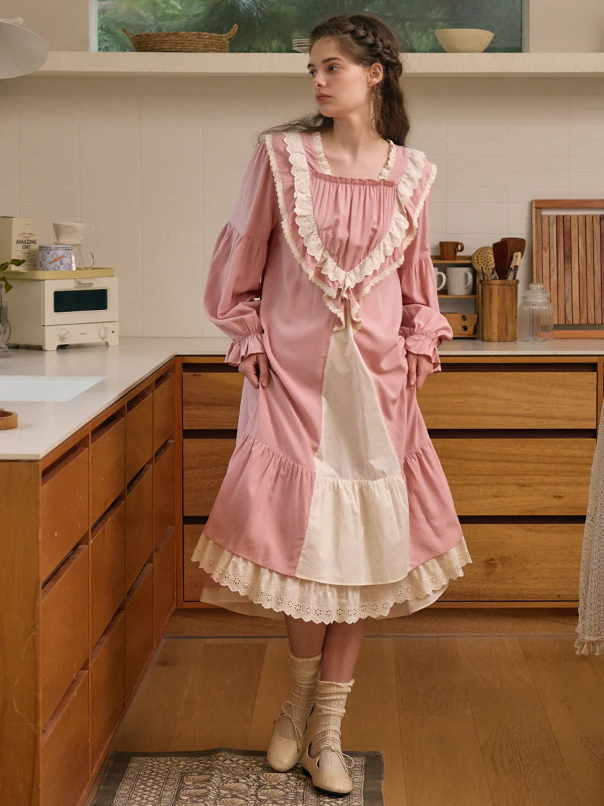 Vintage Rose Patchwork Loungewear