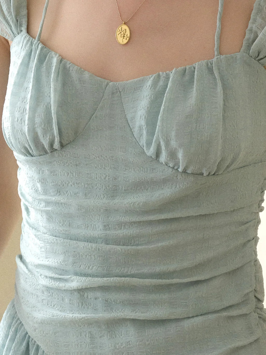 Chloe's Mint Blossom Summer Dress