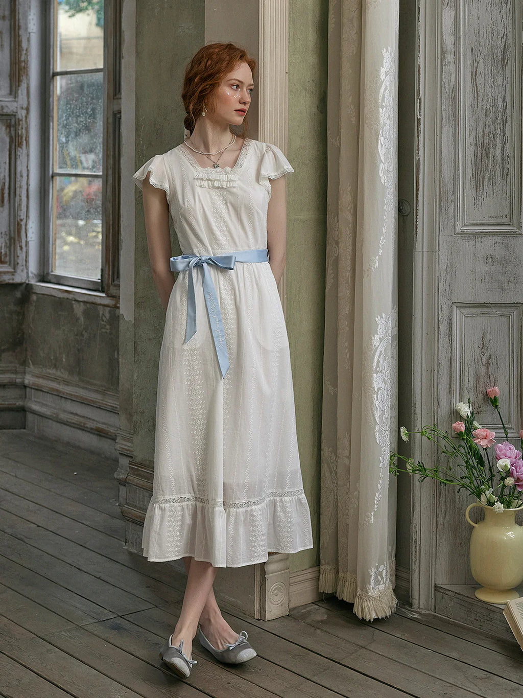 Eliza's Vintage Whimsy Ribbon Dress
