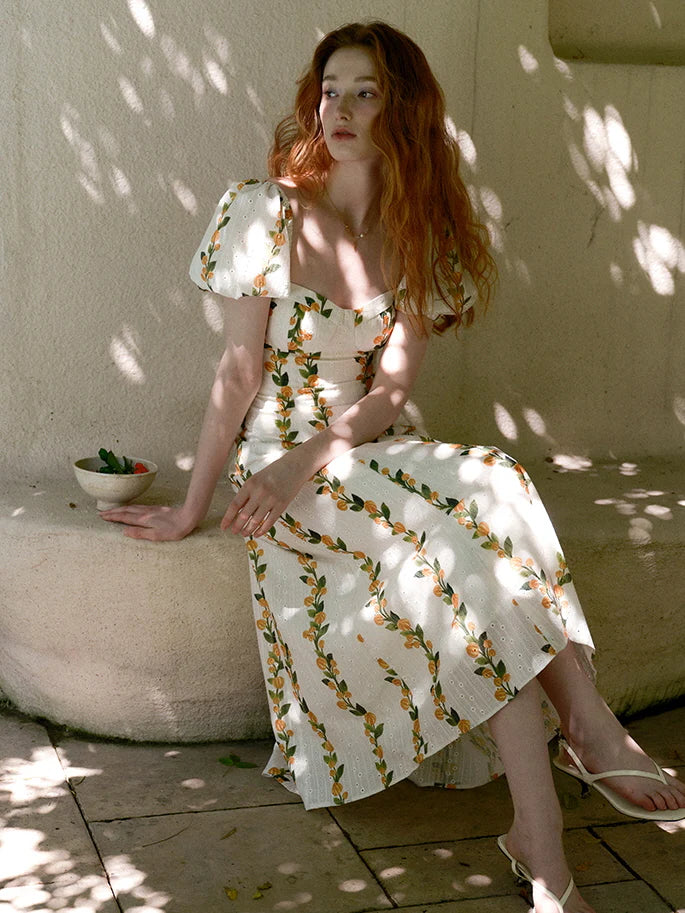 Daisy's Summer Cottage Floral Dress