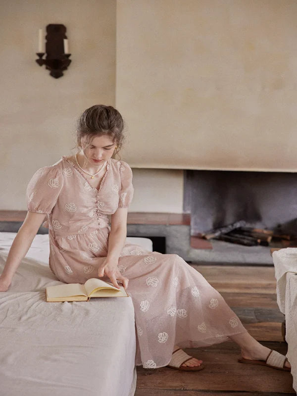 Rosy Rhapsody Reverie Dress