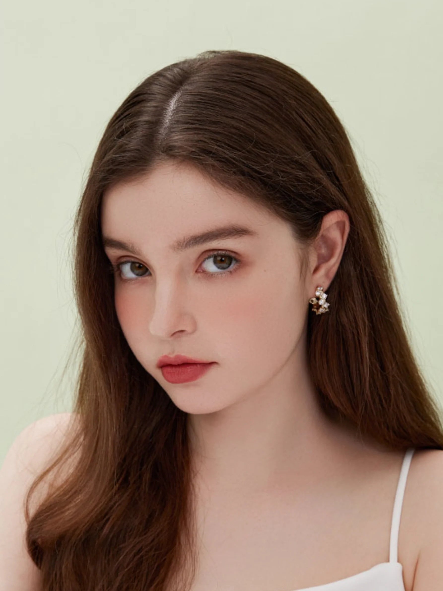 Dazzling Crystal Hoop Earrings