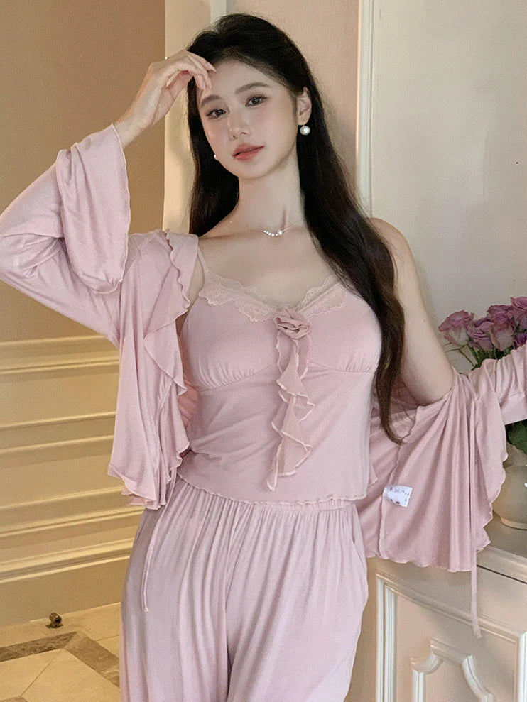 Whimsical Blossom Loungewear Set