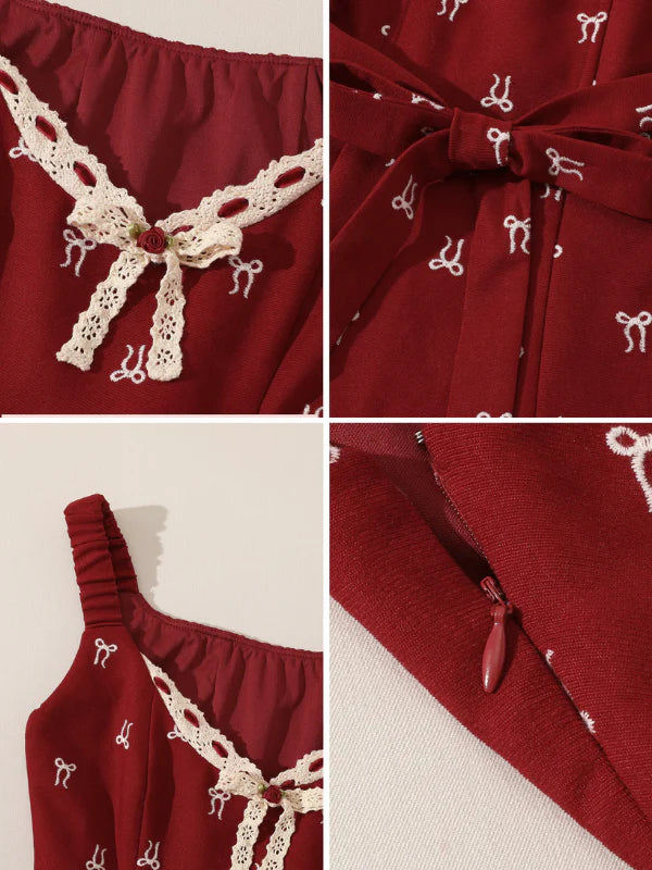 Cherry Blossom Vintage Bow Dress