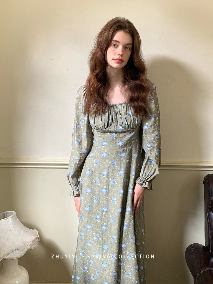 Moonlit Meadow Floral Dress