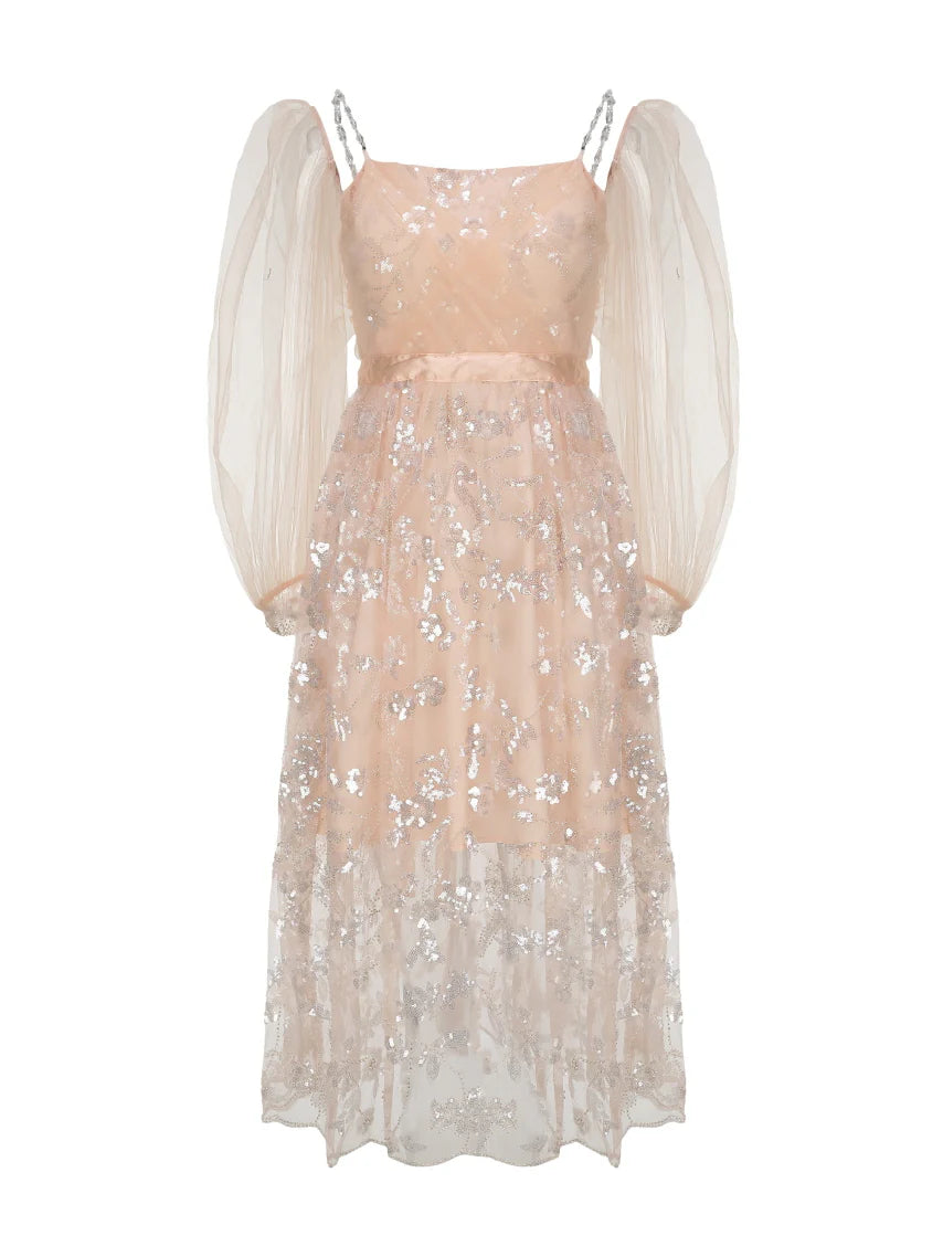 Blush Garden Glimmer Dress