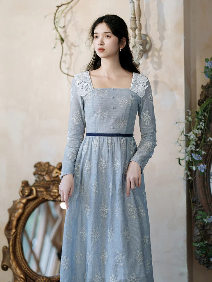 Blue Belle Vintage Lace Dress