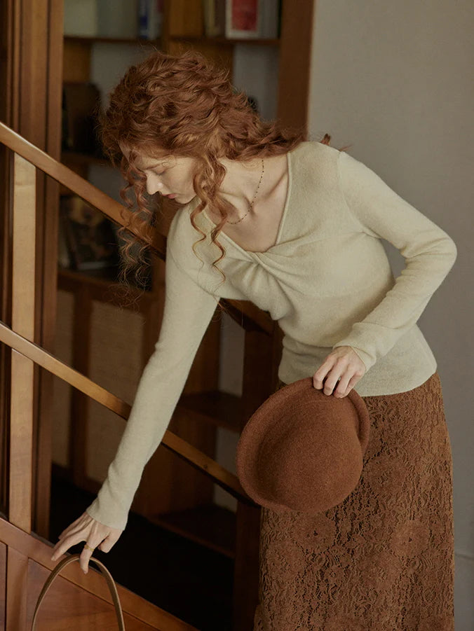 Soft Twisted Wool Sweater