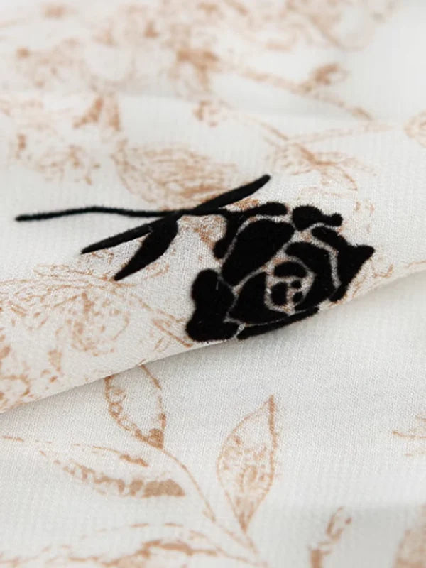 Summer Garden Flower Print Dress