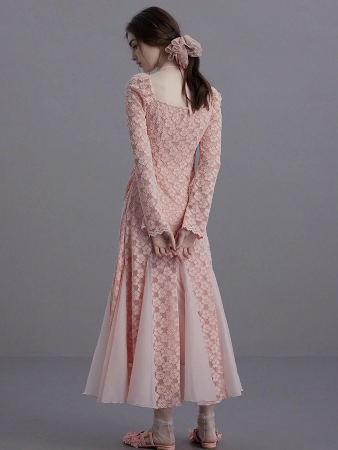 Blush Lace Fairy Dress