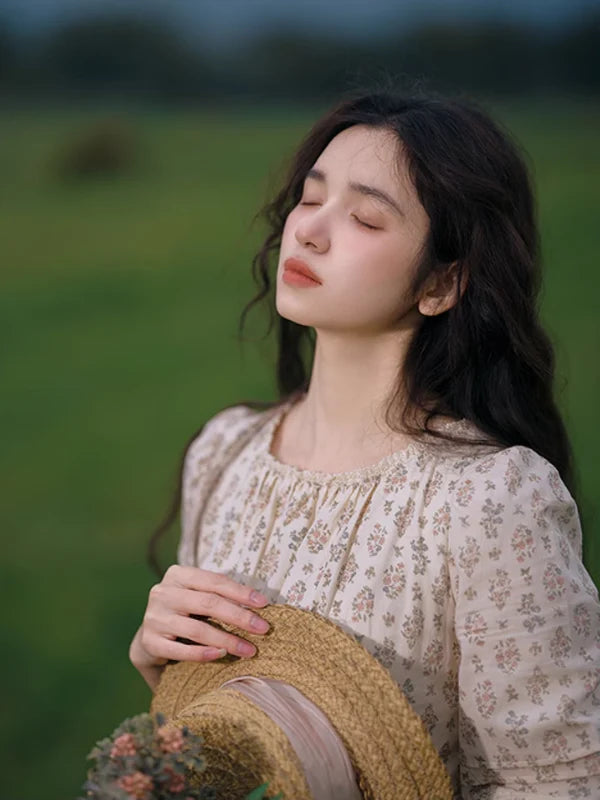 Enchanted Meadow Floral Lace Dress