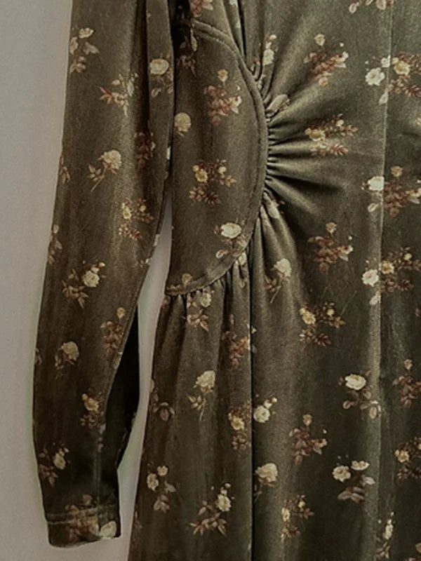 Deep Forest Elegance Dress