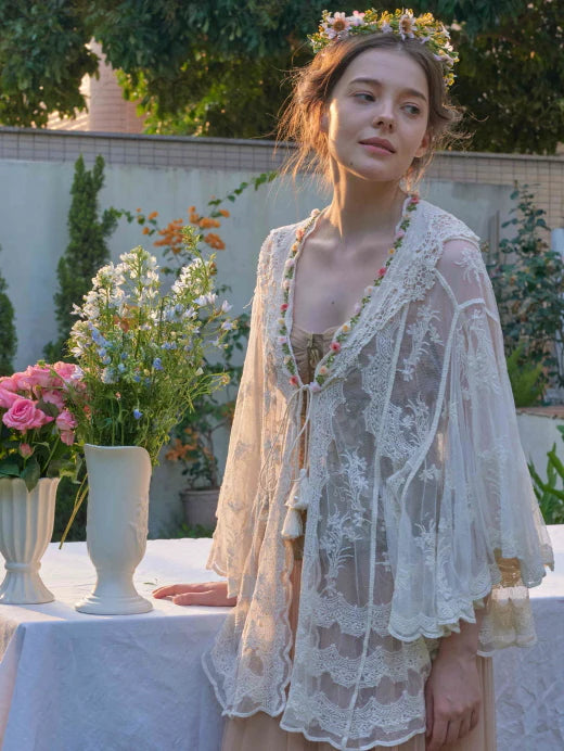 Blossom Garden Embroidered Corset & Skirt