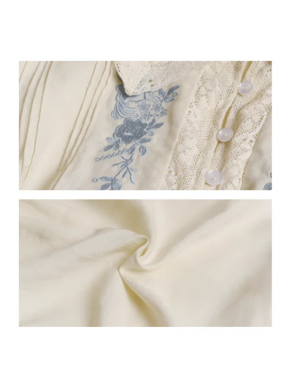 Isabelle's Vintage Rose Blouse