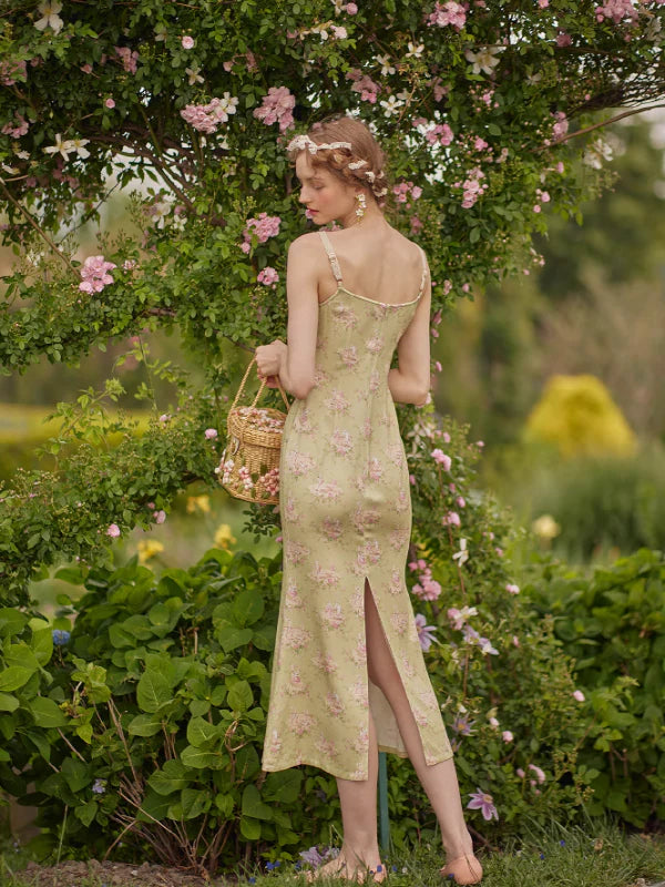 Floral Fantasy Sleeveless Dress