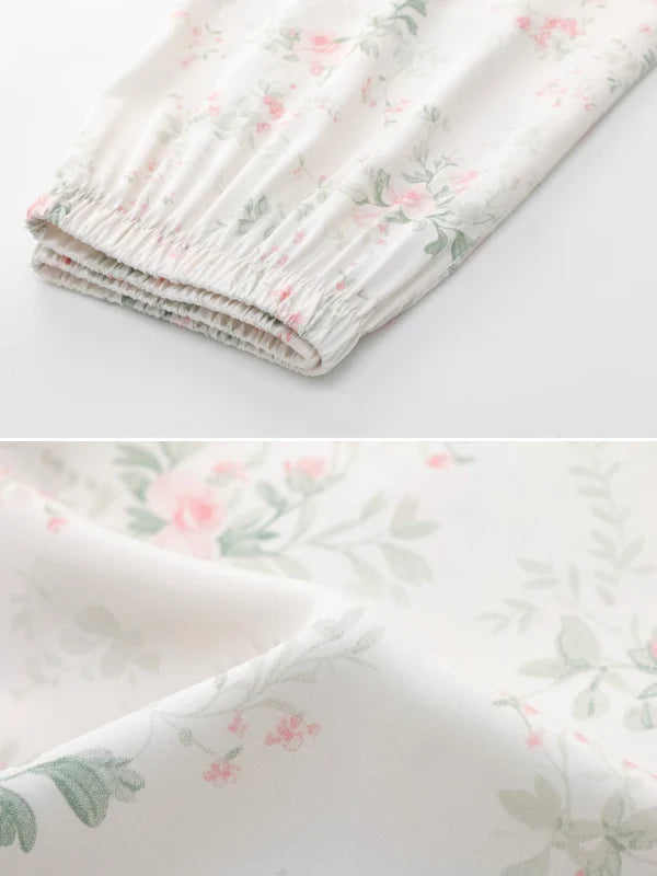 Pink Floral Whisper Sleepwear
