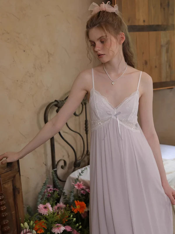 Angel's Embrace Pink Purple Nightgown