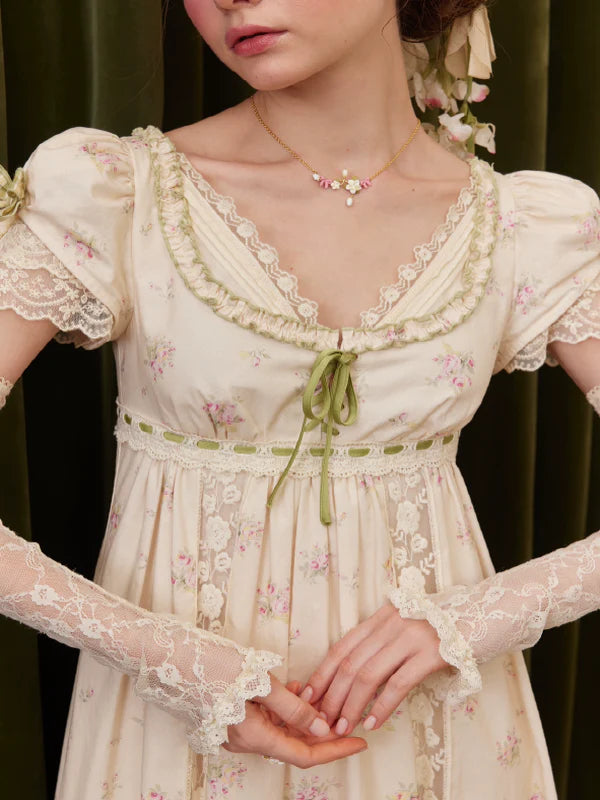 The Ivory Flower Dress's Wait