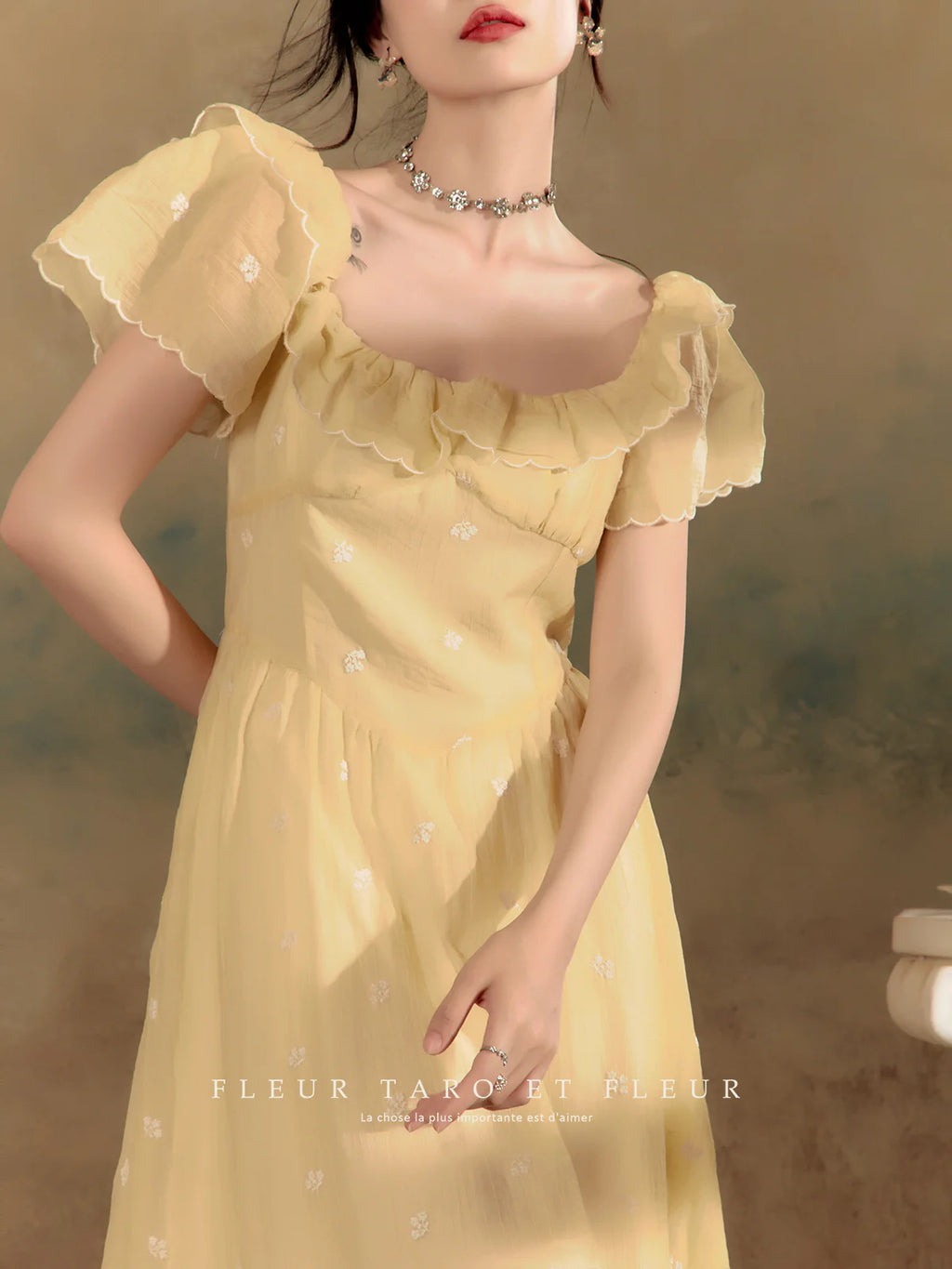 Golden Hour Ruffled Dream Dress