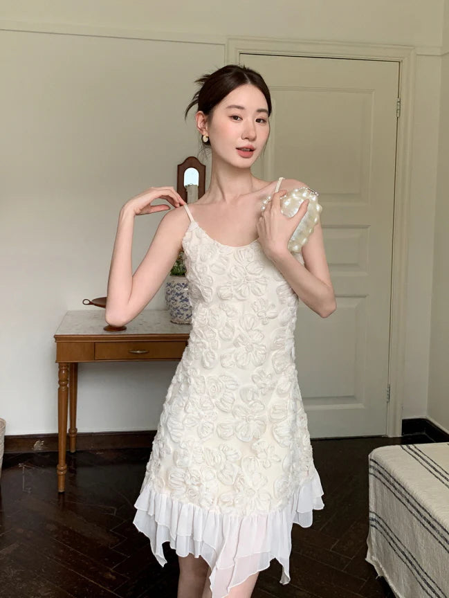 Rosette Garden Petal Mini Dress