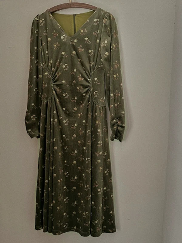 Deep Forest Elegance Dress