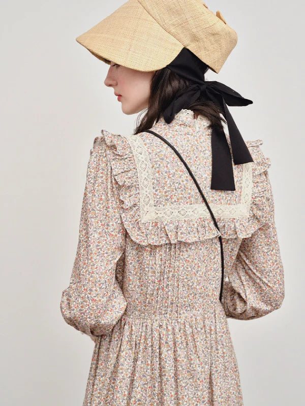 Countryside Blooming Corduroy Dress