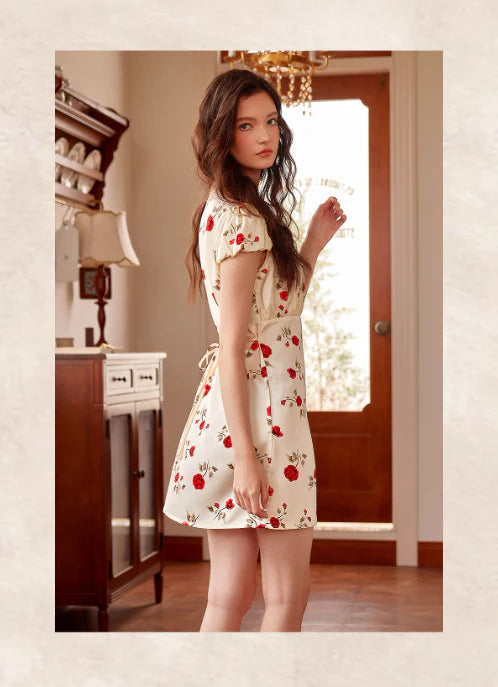 Rose Garden Lace-Trimmed Nightdress