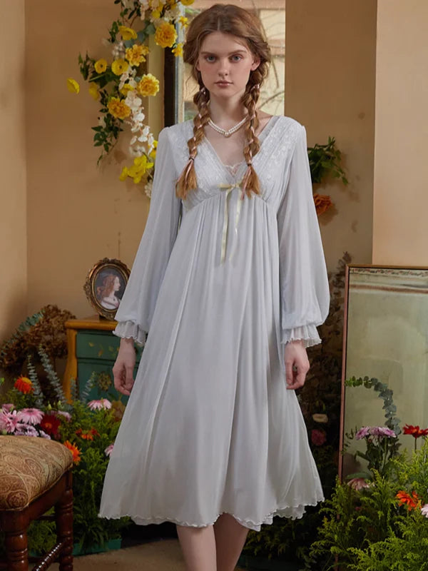 Lace Garden Fantasy Nightgown
