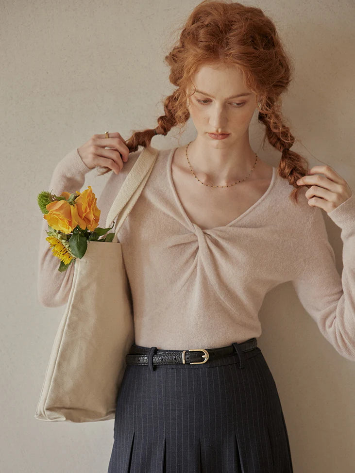 Soft Twisted Wool Sweater