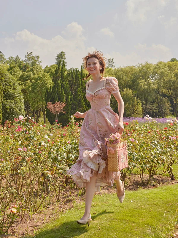 The Enchanted Walk in the Blossom Gown Dress