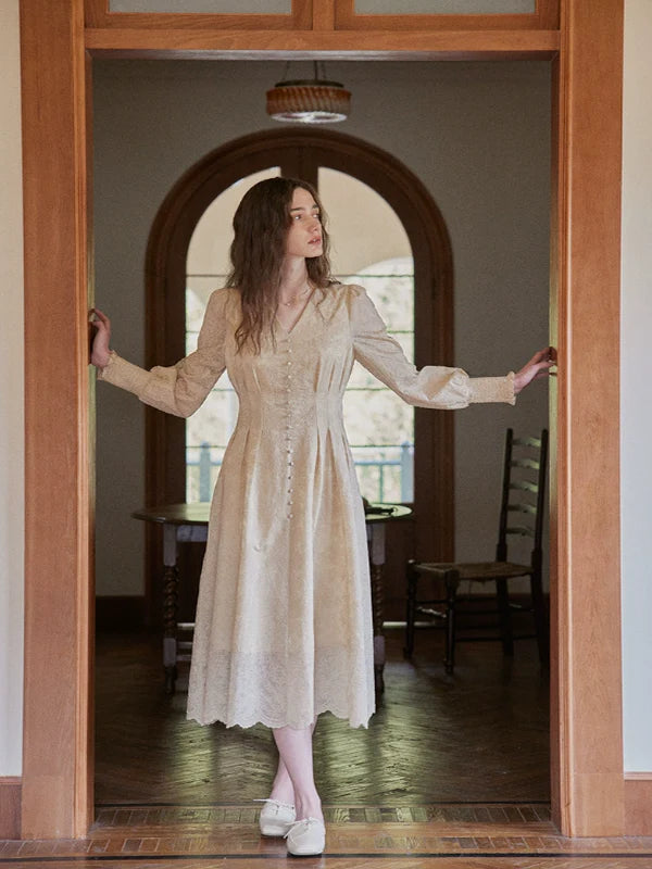 Vintage Blossom Radiance Dress