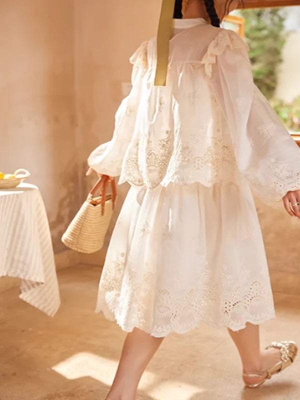 Secret Garden Embroidered Blouse